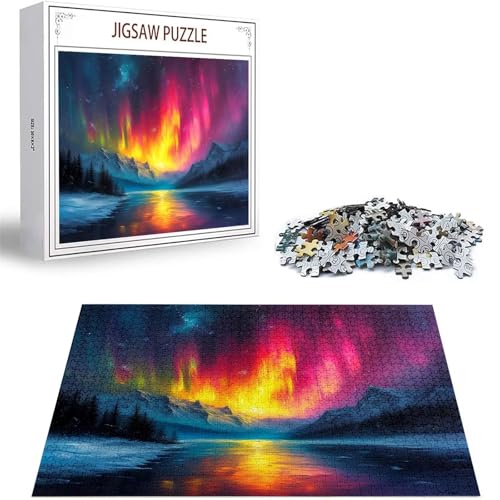 Puzzle 1000 Teile Aurora Puzzle Erwachsene, DIY Puzzelmatten, Holzpuzzle für Erwachsene und Kinder ab 12 Jahren Wooden Jigsaw Landschaft Geschicklichkeitsspiel für Die Ganze Familie, Geschenke D-283 Puzzle 1000 Teile Aurora Puzzle Erwachsene, DIY Puzzelmatten, Holzpuzzle für Erwachsene und Kinder ab 12 Jahren Wooden Jigsaw Landschaft Geschicklichkeitsspiel für Die Ganze Familie, Geschenke D-283 von Zhlpjecc