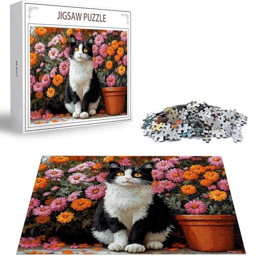 Puzzle 1000 Teile Blume Puzzle Erwachsene, DIY Groß Puzzelmatten, Holzpuzzle für Erwachsene und Kinder ab 12 Jahren Wooden Jigsaw Katze Geschicklichkeitsspiel für Die Ganze Familie, Geschenke D-243 Puzzle 1000 Teile Blume Puzzle Erwachsene, DIY Groß Puzzelmatten, Holzpuzzle für Erwachsene und Kinder ab 12 Jahren Wooden Jigsaw Katze Geschicklichkeitsspiel für Die Ganze Familie, Geschenke D-243 von Zhlpjecc