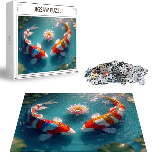 Puzzle 1000 Teile Blume Puzzle Erwachsene, DIY Groß Puzzelmatten, Holzpuzzle für Erwachsene und Kinder ab 12 Jahren Wooden Jigsaw Koi Geschicklichkeitsspiel für Die Ganze Familie, Geschenke D-234 Puzzle 1000 Teile Blume Puzzle Erwachsene, DIY Groß Puzzelmatten, Holzpuzzle für Erwachsene und Kinder ab 12 Jahren Wooden Jigsaw Koi Geschicklichkeitsspiel für Die Ganze Familie, Geschenke D-234 von Zhlpjecc