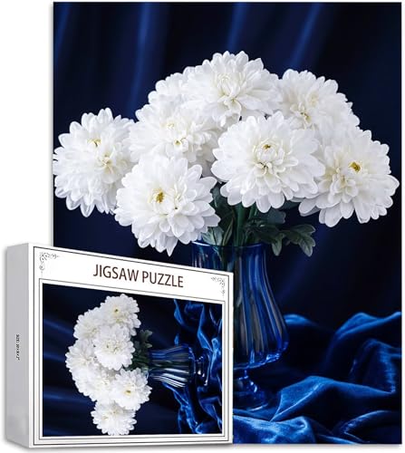 Puzzle 1000 Teile Blume Puzzle Erwachsene, DIY Puzzelmatten, Holzpuzzle für Erwachsene und Kinder ab 12 Jahren Wooden Jigsaw Chrysantheme Geschicklichkeitsspiel für Die Ganze Familie, Geschenke D-696 Puzzle 1000 Teile Blume Puzzle Erwachsene, DIY Puzzelmatten, Holzpuzzle für Erwachsene und Kinder ab 12 Jahren Wooden Jigsaw Chrysantheme Geschicklichkeitsspiel für Die Ganze Familie, Geschenke D-696 von Zhlpjecc