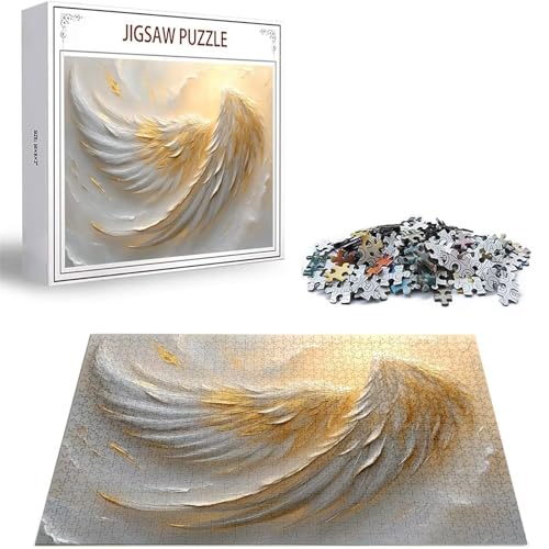 Puzzle 1000 Teile Engel Puzzle Erwachsene, DIY Groß Puzzelmatten, Holzpuzzle für Erwachsene und Kinder ab 12 Jahren Wooden Jigsaw Flügel Geschicklichkeitsspiel für Die Ganze Familie, Geschenke D-453 Puzzle 1000 Teile Engel Puzzle Erwachsene, DIY Groß Puzzelmatten, Holzpuzzle für Erwachsene und Kinder ab 12 Jahren Wooden Jigsaw Flügel Geschicklichkeitsspiel für Die Ganze Familie, Geschenke D-453 von Zhlpjecc