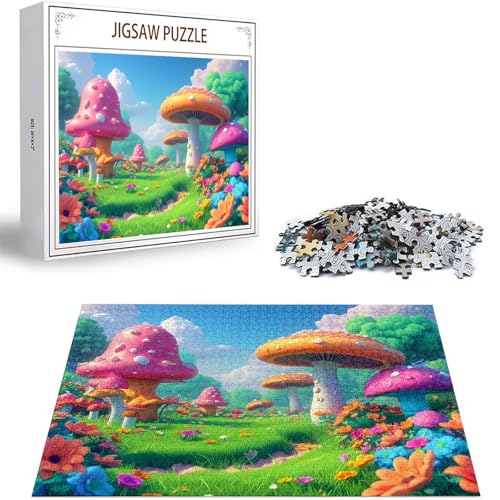 Puzzle 1000 Teile Farbe Puzzle Erwachsene, DIY Groß Puzzelmatten, Holzpuzzle für Erwachsene und Kinder ab 12 Jahren Wooden Jigsaw Pilz Geschicklichkeitsspiel für Die Ganze Familie, Geschenke D-24 Puzzle 1000 Teile Farbe Puzzle Erwachsene, DIY Groß Puzzelmatten, Holzpuzzle für Erwachsene und Kinder ab 12 Jahren Wooden Jigsaw Pilz Geschicklichkeitsspiel für Die Ganze Familie, Geschenke D-24 von Zhlpjecc