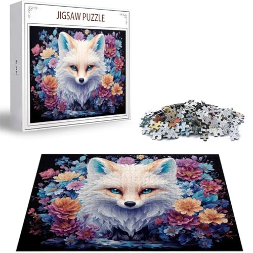 Puzzle 1000 Teile Fuchs Puzzle Erwachsene, DIY Groß Puzzelmatten, Holzpuzzle für Erwachsene und Kinder ab 12 Jahren Wooden Jigsaw Blumen Geschicklichkeitsspiel für Die Ganze Familie, Geschenke D-195 Puzzle 1000 Teile Fuchs Puzzle Erwachsene, DIY Groß Puzzelmatten, Holzpuzzle für Erwachsene und Kinder ab 12 Jahren Wooden Jigsaw Blumen Geschicklichkeitsspiel für Die Ganze Familie, Geschenke D-195 von Zhlpjecc