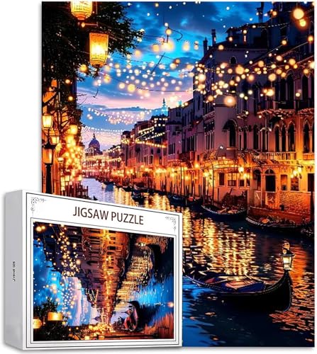 Puzzle 1000 Teile Nachtansicht Puzzle Erwachsene, Groß Puzzelmatten, Holzpuzzle für Erwachsene und Kinder ab 12 Jahren Wooden Jigsaw See Geschicklichkeitsspiel für Die Ganze Familie, Geschenke D-959 Puzzle 1000 Teile Nachtansicht Puzzle Erwachsene, Groß Puzzelmatten, Holzpuzzle für Erwachsene und Kinder ab 12 Jahren Wooden Jigsaw See Geschicklichkeitsspiel für Die Ganze Familie, Geschenke D-959 von Zhlpjecc