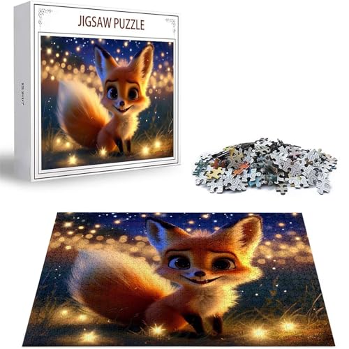 Puzzle 1000 Teile Niedlich Puzzle Erwachsene, DIY Groß Puzzelmatten, Holzpuzzle für Erwachsene und Kinder ab 12 Jahren Wooden Jigsaw Fuchs Geschicklichkeitsspiel für Die Ganze Familie, Geschenke D-302 Puzzle 1000 Teile Niedlich Puzzle Erwachsene, DIY Groß Puzzelmatten, Holzpuzzle für Erwachsene und Kinder ab 12 Jahren Wooden Jigsaw Fuchs Geschicklichkeitsspiel für Die Ganze Familie, Geschenke D-302 von Zhlpjecc