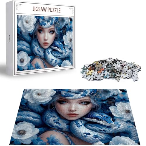 Puzzle 1000 Teile Schlange Puzzle Erwachsene, DIY Puzzelmatten, Holzpuzzle für Erwachsene und Kinder ab 12 Jahren Wooden Jigsaw Schönheit Geschicklichkeitsspiel für Die Ganze Familie, Geschenke D-435 Puzzle 1000 Teile Schlange Puzzle Erwachsene, DIY Puzzelmatten, Holzpuzzle für Erwachsene und Kinder ab 12 Jahren Wooden Jigsaw Schönheit Geschicklichkeitsspiel für Die Ganze Familie, Geschenke D-435 von Zhlpjecc