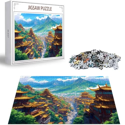Puzzle 1000 Teile Schloss Puzzle Erwachsene, DIY Puzzelmatten, Holzpuzzle für Erwachsene und Kinder ab 12 Jahren Wooden Jigsaw Landschaft Geschicklichkeitsspiel für Die Ganze Familie, Geschenke D-39 Puzzle 1000 Teile Schloss Puzzle Erwachsene, DIY Puzzelmatten, Holzpuzzle für Erwachsene und Kinder ab 12 Jahren Wooden Jigsaw Landschaft Geschicklichkeitsspiel für Die Ganze Familie, Geschenke D-39 von Zhlpjecc