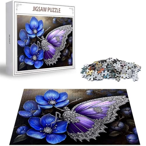 Puzzle 1000 Teile Schmetterling Puzzle Erwachsene, DIY Groß Puzzelmatten, Holzpuzzle für Erwachsene und Kinder ab 12 Jahren Wooden Jigsaw Blume Geschicklichkeitsspiel für Die Ganze Familie D-203 Puzzle 1000 Teile Schmetterling Puzzle Erwachsene, DIY Groß Puzzelmatten, Holzpuzzle für Erwachsene und Kinder ab 12 Jahren Wooden Jigsaw Blume Geschicklichkeitsspiel für Die Ganze Familie D-203 von Zhlpjecc