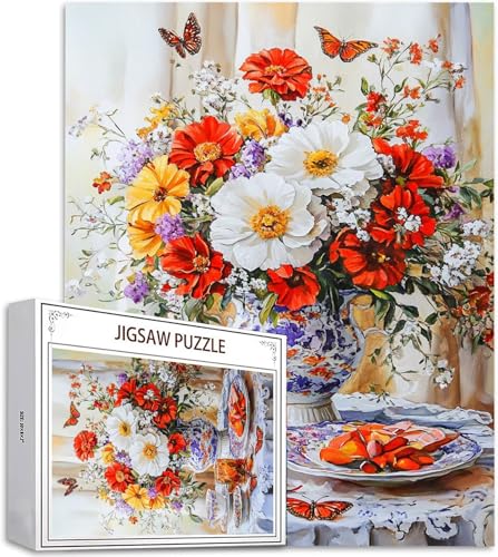 Puzzle 1000 Teile Schmetterling Puzzle Erwachsene, DIY Puzzelmatten, Holzpuzzle für Erwachsene und Kinder ab 12 Jahren Wooden Jigsaw Rose Geschicklichkeitsspiel für Die Ganze Familie, Geschenke D-669 Puzzle 1000 Teile Schmetterling Puzzle Erwachsene, DIY Puzzelmatten, Holzpuzzle für Erwachsene und Kinder ab 12 Jahren Wooden Jigsaw Rose Geschicklichkeitsspiel für Die Ganze Familie, Geschenke D-669 von Zhlpjecc