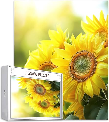 Puzzle 1000 Teile Sonnenblume Puzzle Erwachsene, DIY Puzzelmatten, Holzpuzzle für Erwachsene und Kinder ab 12 Jahren Wooden Jigsaw Blume Geschicklichkeitsspiel für Die Ganze Familie, Geschenke D-940 Puzzle 1000 Teile Sonnenblume Puzzle Erwachsene, DIY Puzzelmatten, Holzpuzzle für Erwachsene und Kinder ab 12 Jahren Wooden Jigsaw Blume Geschicklichkeitsspiel für Die Ganze Familie, Geschenke D-940 von Zhlpjecc