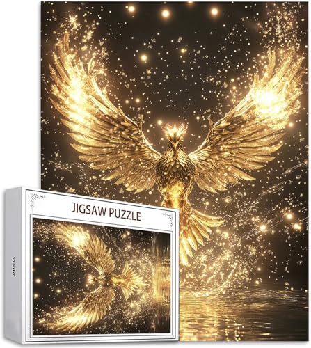Puzzle 1000 Teile Sternenhimmel Puzzle Erwachsene, DIY Groß Puzzelmatten, Holzpuzzle für Erwachsene und Kinder ab 12 Jahren Wooden Jigsaw Phönix Geschicklichkeitsspiel für Die Ganze Familie, D-945 von Zhlpjecc