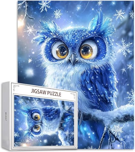 Puzzle 1000 Teile Tier Puzzle Erwachsene, DIY Groß Puzzelmatten, Holzpuzzle für Erwachsene und Kinder ab 12 Jahren Wooden Jigsaw Eule Geschicklichkeitsspiel für Die Ganze Familie, Geschenke D-609 Puzzle 1000 Teile Tier Puzzle Erwachsene, DIY Groß Puzzelmatten, Holzpuzzle für Erwachsene und Kinder ab 12 Jahren Wooden Jigsaw Eule Geschicklichkeitsspiel für Die Ganze Familie, Geschenke D-609 von Zhlpjecc