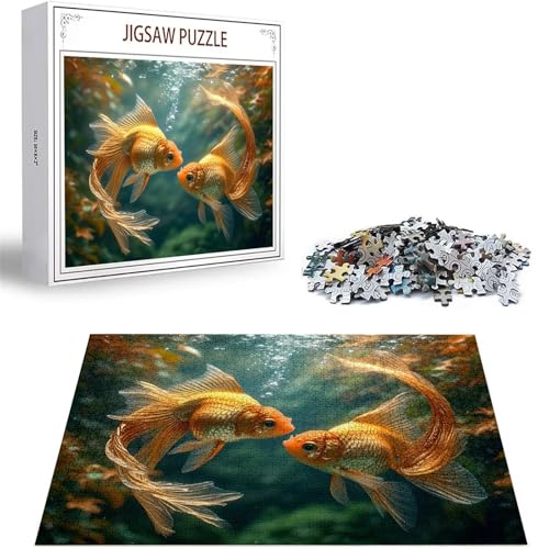 Puzzle 1000 Teile Tier Puzzle Erwachsene, DIY Groß Puzzelmatten, Holzpuzzle für Erwachsene und Kinder ab 12 Jahren Wooden Jigsaw Fisch Geschicklichkeitsspiel für Die Ganze Familie, Geschenke D-127 Puzzle 1000 Teile Tier Puzzle Erwachsene, DIY Groß Puzzelmatten, Holzpuzzle für Erwachsene und Kinder ab 12 Jahren Wooden Jigsaw Fisch Geschicklichkeitsspiel für Die Ganze Familie, Geschenke D-127 von Zhlpjecc