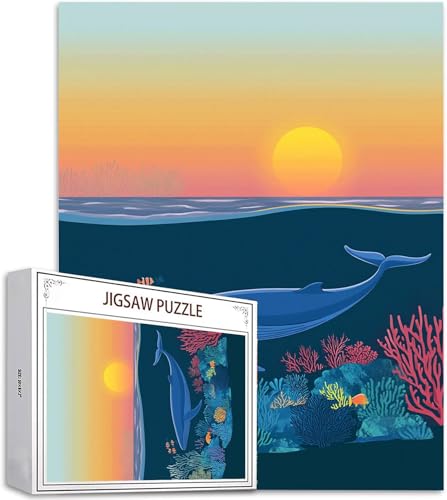 Puzzle 1000 Teile Tier Puzzle Erwachsene, DIY Groß Puzzelmatten, Holzpuzzle für Erwachsene und Kinder ab 12 Jahren Wooden Jigsaw Hai Geschicklichkeitsspiel für Die Ganze Familie, Geschenke D-613 Puzzle 1000 Teile Tier Puzzle Erwachsene, DIY Groß Puzzelmatten, Holzpuzzle für Erwachsene und Kinder ab 12 Jahren Wooden Jigsaw Hai Geschicklichkeitsspiel für Die Ganze Familie, Geschenke D-613 von Zhlpjecc