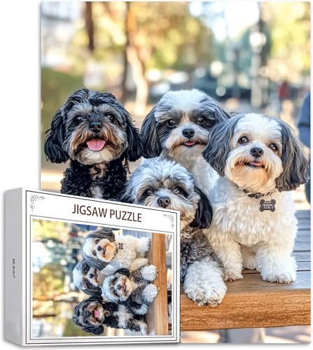 Puzzle 1000 Teile Tier Puzzle Erwachsene, DIY Groß Puzzelmatten, Holzpuzzle für Erwachsene und Kinder ab 12 Jahren Wooden Jigsaw Hund Geschicklichkeitsspiel für Die Ganze Familie, Geschenke D-587 Puzzle 1000 Teile Tier Puzzle Erwachsene, DIY Groß Puzzelmatten, Holzpuzzle für Erwachsene und Kinder ab 12 Jahren Wooden Jigsaw Hund Geschicklichkeitsspiel für Die Ganze Familie, Geschenke D-587 von Zhlpjecc