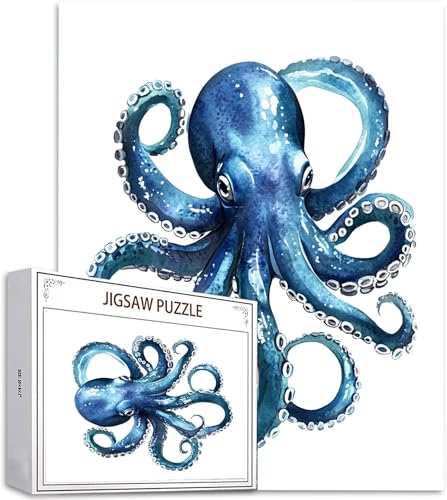 Puzzle 1000 Teile Tier Puzzle Erwachsene, DIY Groß Puzzelmatten, Holzpuzzle für Erwachsene und Kinder ab 12 Jahren Wooden Jigsaw Oktopus Geschicklichkeitsspiel für Die Ganze Familie, Geschenke D-619 Puzzle 1000 Teile Tier Puzzle Erwachsene, DIY Groß Puzzelmatten, Holzpuzzle für Erwachsene und Kinder ab 12 Jahren Wooden Jigsaw Oktopus Geschicklichkeitsspiel für Die Ganze Familie, Geschenke D-619 von Zhlpjecc