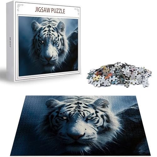 Puzzle 1000 Teile Tier Puzzle Erwachsene, DIY Groß Puzzelmatten, Holzpuzzle für Erwachsene und Kinder ab 12 Jahren Wooden Jigsaw Tiger Geschicklichkeitsspiel für Die Ganze Familie, Geschenke D-103 Puzzle 1000 Teile Tier Puzzle Erwachsene, DIY Groß Puzzelmatten, Holzpuzzle für Erwachsene und Kinder ab 12 Jahren Wooden Jigsaw Tiger Geschicklichkeitsspiel für Die Ganze Familie, Geschenke D-103 von Zhlpjecc