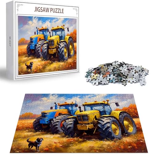 Puzzle 1000 Teile Traktor Puzzle Erwachsene, DIY Puzzelmatten, Holzpuzzle für Erwachsene und Kinder ab 12 Jahren Wooden Jigsaw Bauernhof Geschicklichkeitsspiel für Die Ganze Familie, Geschenke D-460 Puzzle 1000 Teile Traktor Puzzle Erwachsene, DIY Puzzelmatten, Holzpuzzle für Erwachsene und Kinder ab 12 Jahren Wooden Jigsaw Bauernhof Geschicklichkeitsspiel für Die Ganze Familie, Geschenke D-460 von Zhlpjecc