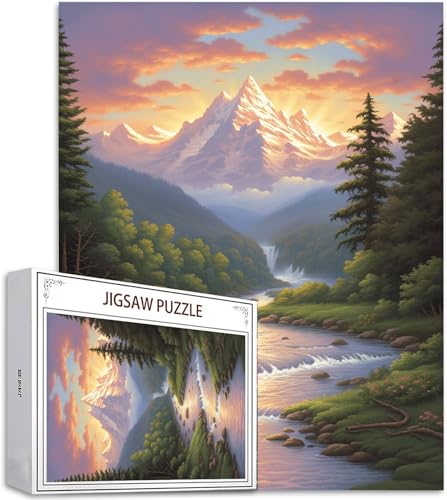Puzzle 1000 Teile Wald Puzzle Erwachsene, DIY Groß Puzzelmatten, Holzpuzzle für Erwachsene und Kinder ab 12 Jahren Wooden Jigsaw Bach Geschicklichkeitsspiel für Die Ganze Familie, Geschenke D-881 Puzzle 1000 Teile Wald Puzzle Erwachsene, DIY Groß Puzzelmatten, Holzpuzzle für Erwachsene und Kinder ab 12 Jahren Wooden Jigsaw Bach Geschicklichkeitsspiel für Die Ganze Familie, Geschenke D-881 von Zhlpjecc