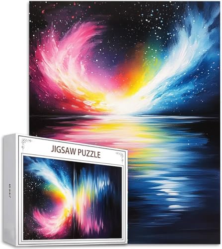 Puzzle 2000 Teile Aurora Puzzle Erwachsene, DIY Groß Puzzelmatten, Holzpuzzle für Erwachsene und Kinder ab 12 Jahren Wooden Jigsaw See Geschicklichkeitsspiel für Die Ganze Familie, Geschenke D-747 Puzzle 2000 Teile Aurora Puzzle Erwachsene, DIY Groß Puzzelmatten, Holzpuzzle für Erwachsene und Kinder ab 12 Jahren Wooden Jigsaw See Geschicklichkeitsspiel für Die Ganze Familie, Geschenke D-747 von Zhlpjecc