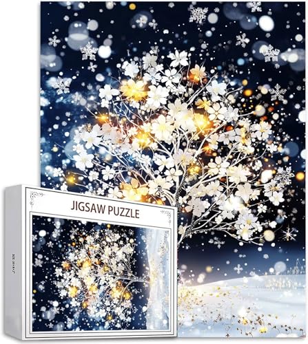 Puzzle 2000 Teile Blume Puzzle Erwachsene, DIY Groß Puzzelmatten, Holzpuzzle für Erwachsene und Kinder ab 12 Jahren Wooden Jigsaw Baum Geschicklichkeitsspiel für Die Ganze Familie, Geschenke D-722 von Zhlpjecc