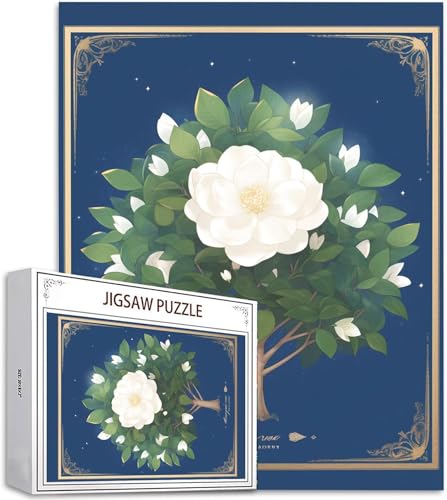 Puzzle 2000 Teile Blume Puzzle Erwachsene, DIY Groß Puzzelmatten, Holzpuzzle für Erwachsene und Kinder ab 12 Jahren Wooden Jigsaw Baum Geschicklichkeitsspiel für Die Ganze Familie, Geschenke D-723 von Zhlpjecc