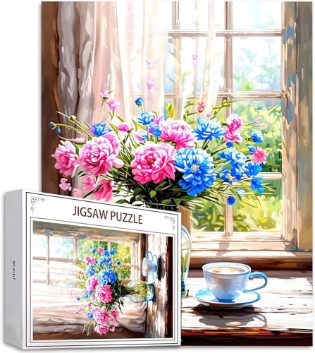 Puzzle 2000 Teile Blume Puzzle Erwachsene, DIY Groß Puzzelmatten, Holzpuzzle für Erwachsene und Kinder ab 12 Jahren Wooden Jigsaw Fenster Geschicklichkeitsspiel für Die Ganze Familie, Geschenke D-684 Puzzle 2000 Teile Blume Puzzle Erwachsene, DIY Groß Puzzelmatten, Holzpuzzle für Erwachsene und Kinder ab 12 Jahren Wooden Jigsaw Fenster Geschicklichkeitsspiel für Die Ganze Familie, Geschenke D-684 von Zhlpjecc