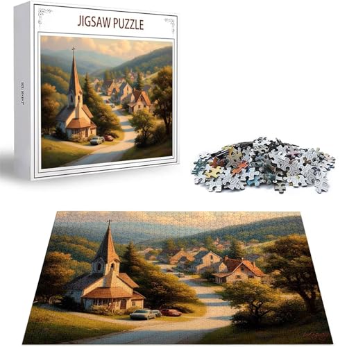 Puzzle 2000 Teile Landschaft Puzzle Erwachsene, DIY Groß Puzzelmatten, Holzpuzzle für Erwachsene und Kinder ab 12 Jahren Wooden Jigsaw Kleine Stadt Geschicklichkeitsspiel für Die Ganze Familie, D-155 Puzzle 2000 Teile Landschaft Puzzle Erwachsene, DIY Groß Puzzelmatten, Holzpuzzle für Erwachsene und Kinder ab 12 Jahren Wooden Jigsaw Kleine Stadt Geschicklichkeitsspiel für Die Ganze Familie, D-155 von Zhlpjecc