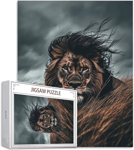 Puzzle 2000 Teile Löwe Puzzle Erwachsene, DIY Groß Puzzelmatten, Holzpuzzle für Erwachsene und Kinder ab 12 Jahren Wooden Jigsaw Wiese Geschicklichkeitsspiel für Die Ganze Familie, Geschenke D-897 Puzzle 2000 Teile Löwe Puzzle Erwachsene, DIY Groß Puzzelmatten, Holzpuzzle für Erwachsene und Kinder ab 12 Jahren Wooden Jigsaw Wiese Geschicklichkeitsspiel für Die Ganze Familie, Geschenke D-897 von Zhlpjecc