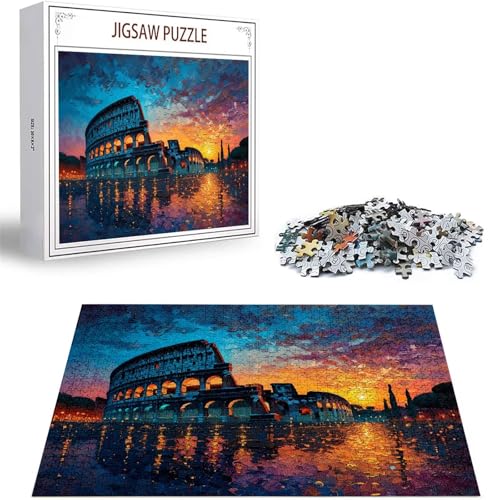Puzzle 2000 Teile Rom Puzzle Erwachsene, DIY Groß Puzzelmatten, Holzpuzzle für Erwachsene und Kinder ab 12 Jahren Wooden Jigsaw Kolosseum Geschicklichkeitsspiel für Die Ganze Familie, Geschenke D-335 Puzzle 2000 Teile Rom Puzzle Erwachsene, DIY Groß Puzzelmatten, Holzpuzzle für Erwachsene und Kinder ab 12 Jahren Wooden Jigsaw Kolosseum Geschicklichkeitsspiel für Die Ganze Familie, Geschenke D-335 von Zhlpjecc