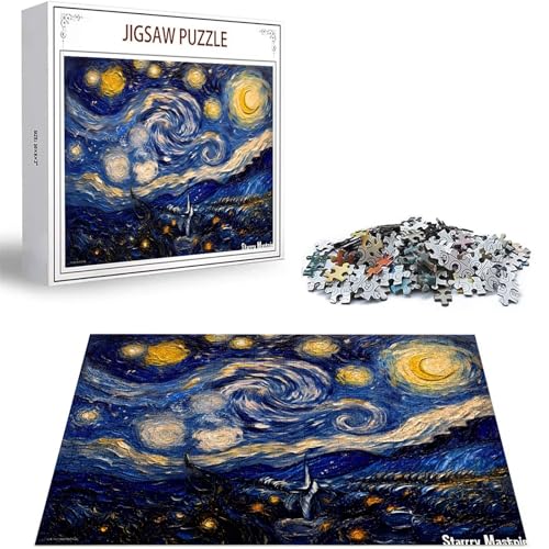 Puzzle 2000 Teile Sternenhimmel Puzzle Erwachsene, DIY Groß Puzzelmatten, Holzpuzzle für Erwachsene und Kinder ab 12 Jahren Wooden Jigsaw Landschaft Geschicklichkeitsspiel für Die Ganze Familie D-468 von Zhlpjecc