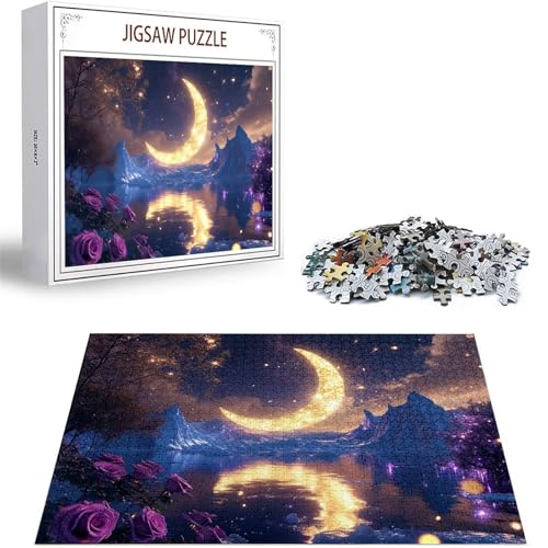 Puzzle 2000 Teile Traum Puzzle Erwachsene, DIY Groß Puzzelmatten, Holzpuzzle für Erwachsene und Kinder ab 12 Jahren Wooden Jigsaw Mond Geschicklichkeitsspiel für Die Ganze Familie, Geschenke D-389 Puzzle 2000 Teile Traum Puzzle Erwachsene, DIY Groß Puzzelmatten, Holzpuzzle für Erwachsene und Kinder ab 12 Jahren Wooden Jigsaw Mond Geschicklichkeitsspiel für Die Ganze Familie, Geschenke D-389 von Zhlpjecc