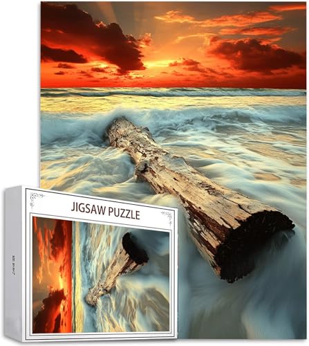 Puzzle 2000 Teile Wellen Puzzle Erwachsene, DIY Groß Puzzelmatten, Holzpuzzle für Erwachsene und Kinder ab 12 Jahren Wooden Jigsaw Sonnenuntergang Geschicklichkeitsspiel für Die Ganze Familie, D-645 Puzzle 2000 Teile Wellen Puzzle Erwachsene, DIY Groß Puzzelmatten, Holzpuzzle für Erwachsene und Kinder ab 12 Jahren Wooden Jigsaw Sonnenuntergang Geschicklichkeitsspiel für Die Ganze Familie, D-645 von Zhlpjecc