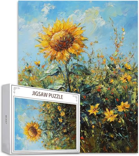 Puzzle 300 Teile Blume Puzzle Erwachsene, Groß Puzzelmatten, Holzpuzzle für Erwachsene und Kinder ab 12 Jahren Wooden Jigsaw Sonnenblume Geschicklichkeitsspiel für Die Ganze Familie, Geschenke D-725 Puzzle 300 Teile Blume Puzzle Erwachsene, Groß Puzzelmatten, Holzpuzzle für Erwachsene und Kinder ab 12 Jahren Wooden Jigsaw Sonnenblume Geschicklichkeitsspiel für Die Ganze Familie, Geschenke D-725 von Zhlpjecc