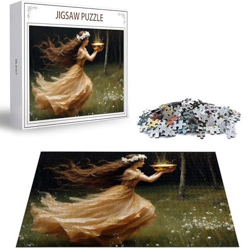 Puzzle 300 Teile Magie Puzzle Erwachsene, DIY Groß Puzzelmatten, Holzpuzzle für Erwachsene und Kinder ab 12 Jahren Wooden Jigsaw Göttin Geschicklichkeitsspiel für Die Ganze Familie, Geschenke D-391 Puzzle 300 Teile Magie Puzzle Erwachsene, DIY Groß Puzzelmatten, Holzpuzzle für Erwachsene und Kinder ab 12 Jahren Wooden Jigsaw Göttin Geschicklichkeitsspiel für Die Ganze Familie, Geschenke D-391 von Zhlpjecc
