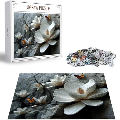 Puzzle 300 Teile Schmetterling Puzzle Erwachsene, DIY Groß Puzzelmatten, Holzpuzzle für Erwachsene und Kinder ab 12 Jahren Wooden Jigsaw Magnolie Geschicklichkeitsspiel für Die Ganze Familie, D-209 Puzzle 300 Teile Schmetterling Puzzle Erwachsene, DIY Groß Puzzelmatten, Holzpuzzle für Erwachsene und Kinder ab 12 Jahren Wooden Jigsaw Magnolie Geschicklichkeitsspiel für Die Ganze Familie, D-209 von Zhlpjecc
