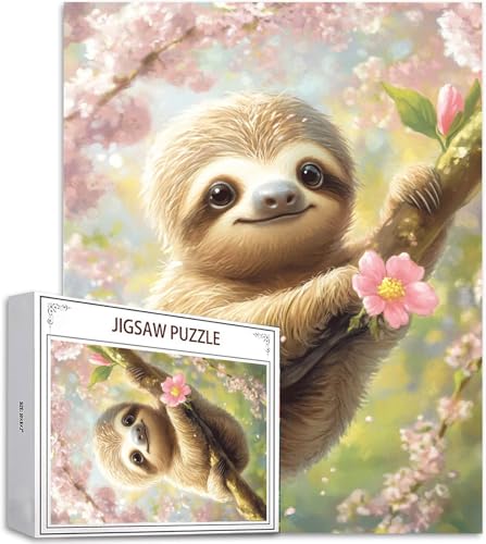 Puzzle 300 Teile Tier Puzzle Erwachsene, DIY Groß Puzzelmatten, Holzpuzzle für Erwachsene und Kinder ab 12 Jahren Wooden Jigsaw Faultier Geschicklichkeitsspiel für Die Ganze Familie, Geschenke D-615 Puzzle 300 Teile Tier Puzzle Erwachsene, DIY Groß Puzzelmatten, Holzpuzzle für Erwachsene und Kinder ab 12 Jahren Wooden Jigsaw Faultier Geschicklichkeitsspiel für Die Ganze Familie, Geschenke D-615 von Zhlpjecc