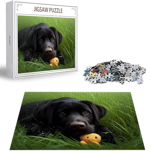 Puzzle 300 Teile Tier Puzzle Erwachsene, DIY Groß Puzzelmatten, Holzpuzzle für Erwachsene und Kinder ab 12 Jahren Wooden Jigsaw Hund Geschicklichkeitsspiel für Die Ganze Familie, Geschenke D-91 von Zhlpjecc