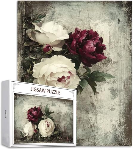 Puzzle 4000 Teile Abstrakt Puzzle Erwachsene, DIY Groß Puzzelmatten, Holzpuzzle für Erwachsene Kinder ab 12 Jahren Wooden Jigsaw Strauß Geschicklichkeitsspiel für Die Ganze Familie, Geschenke D-552 von Zhlpjecc