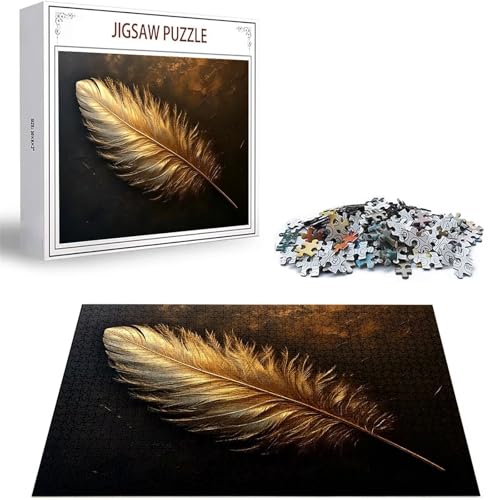 Puzzle 4000 Teile Abstrakt Puzzle Erwachsene, DIY Groß Puzzelmatten, Holzpuzzle für Erwachsene und Kinder ab 12 Jahren Wooden Jigsaw Feder Geschicklichkeitsspiel für Die Ganze Familie, Geschenke D-65 von Zhlpjecc