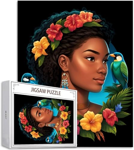 Puzzle 4000 Teile Afrikanische Frau Puzzle Erwachsene, DIY Groß Puzzelmatten, Holzpuzzle für Erwachsene und Kinder ab 12 Jahren Wooden Jigsaw Blume Geschicklichkeitsspiel für Die Ganze Familie, D-626 Puzzle 4000 Teile Afrikanische Frau Puzzle Erwachsene, DIY Groß Puzzelmatten, Holzpuzzle für Erwachsene und Kinder ab 12 Jahren Wooden Jigsaw Blume Geschicklichkeitsspiel für Die Ganze Familie, D-626 von Zhlpjecc