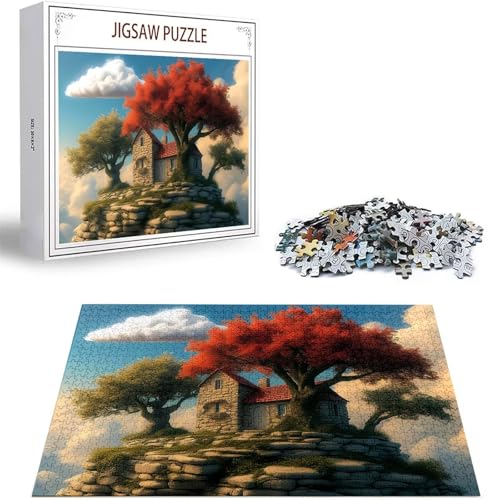 Puzzle 4000 Teile Baum Puzzle Erwachsene, DIY Groß Puzzelmatten, Holzpuzzle für Erwachsene Kinder ab 12 Jahren Wooden Jigsaw Landschaft Geschicklichkeitsspiel für Die Ganze Familie, Geschenke D-443 von Zhlpjecc