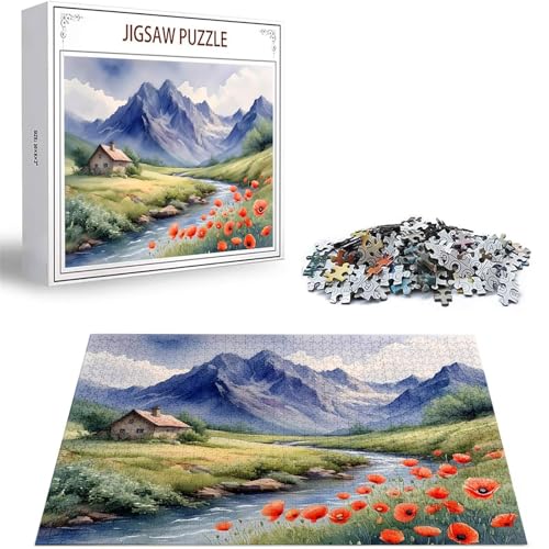 Puzzle 4000 Teile Berg Puzzle Erwachsene, DIY Groß Puzzelmatten, Holzpuzzle für Erwachsene und Kinder ab 12 Jahren Wooden Jigsaw Blume Geschicklichkeitsspiel für Die Ganze Familie, Geschenke D-432 Puzzle 4000 Teile Berg Puzzle Erwachsene, DIY Groß Puzzelmatten, Holzpuzzle für Erwachsene und Kinder ab 12 Jahren Wooden Jigsaw Blume Geschicklichkeitsspiel für Die Ganze Familie, Geschenke D-432 von Zhlpjecc