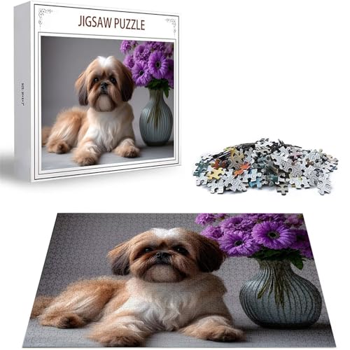 Puzzle 4000 Teile Blume Puzzle Erwachsene, DIY Groß Puzzelmatten, Holzpuzzle für Erwachsene und Kinder ab 12 Jahren Wooden Jigsaw Shih Tzu Geschicklichkeitsspiel für Die Ganze Familie, Geschenke D-256 Puzzle 4000 Teile Blume Puzzle Erwachsene, DIY Groß Puzzelmatten, Holzpuzzle für Erwachsene und Kinder ab 12 Jahren Wooden Jigsaw Shih Tzu Geschicklichkeitsspiel für Die Ganze Familie, Geschenke D-256 von Zhlpjecc