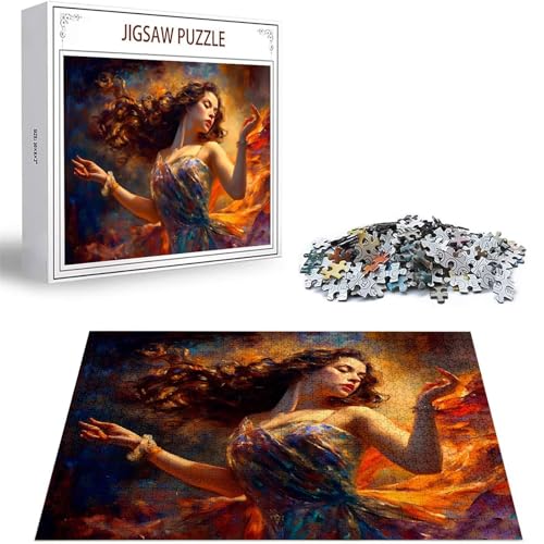Puzzle 4000 Teile Frau Puzzle Erwachsene, DIY Groß Puzzelmatten, Holzpuzzle für Erwachsene und Kinder ab 12 Jahren Wooden Jigsaw Engel Geschicklichkeitsspiel für Die Ganze Familie, Geschenke D-398 von Zhlpjecc