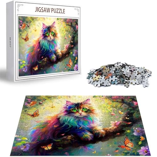 Puzzle 4000 Teile Katze Puzzle Erwachsene, DIY Groß Puzzelmatten, Holzpuzzle für Erwachsene und Kinder ab 12 Jahren Wooden Jigsaw Schmetterling Geschicklichkeitsspiel für Die Ganze Familie D-351 Puzzle 4000 Teile Katze Puzzle Erwachsene, DIY Groß Puzzelmatten, Holzpuzzle für Erwachsene und Kinder ab 12 Jahren Wooden Jigsaw Schmetterling Geschicklichkeitsspiel für Die Ganze Familie D-351 von Zhlpjecc