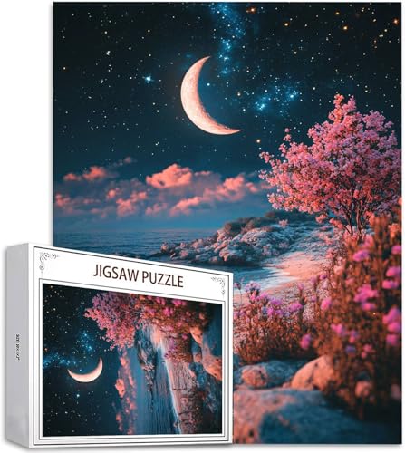 Puzzle 4000 Teile Mond Puzzle Erwachsene, DIY Groß Puzzelmatten, Holzpuzzle für Erwachsene Kinder ab 12 Jahren Wooden Jigsaw Landschaft Geschicklichkeitsspiel für Die Ganze Familie, Geschenke D-974 Puzzle 4000 Teile Mond Puzzle Erwachsene, DIY Groß Puzzelmatten, Holzpuzzle für Erwachsene Kinder ab 12 Jahren Wooden Jigsaw Landschaft Geschicklichkeitsspiel für Die Ganze Familie, Geschenke D-974 von Zhlpjecc