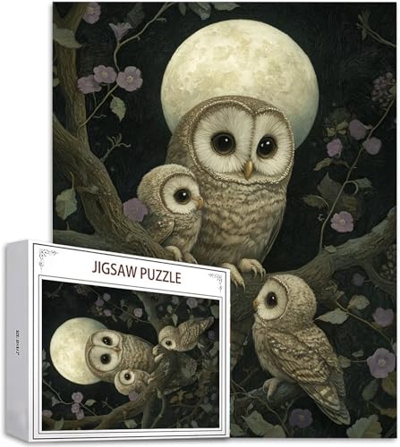 Puzzle 4000 Teile Mond Puzzle Erwachsene, DIY Groß Puzzelmatten, Holzpuzzle für Erwachsene und Kinder ab 12 Jahren Wooden Jigsaw Eule Geschicklichkeitsspiel für Die Ganze Familie, Geschenke D-983 Puzzle 4000 Teile Mond Puzzle Erwachsene, DIY Groß Puzzelmatten, Holzpuzzle für Erwachsene und Kinder ab 12 Jahren Wooden Jigsaw Eule Geschicklichkeitsspiel für Die Ganze Familie, Geschenke D-983 von Zhlpjecc