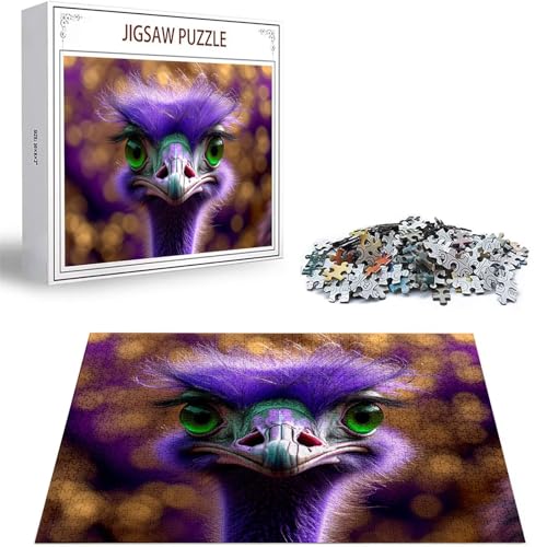 Puzzle 4000 Teile Tier Puzzle Erwachsene, DIY Groß Puzzelmatten, Holzpuzzle für Erwachsene und Kinder ab 12 Jahren Wooden Jigsaw Vogel Geschicklichkeitsspiel für Die Ganze Familie, Geschenke D-119 von Zhlpjecc