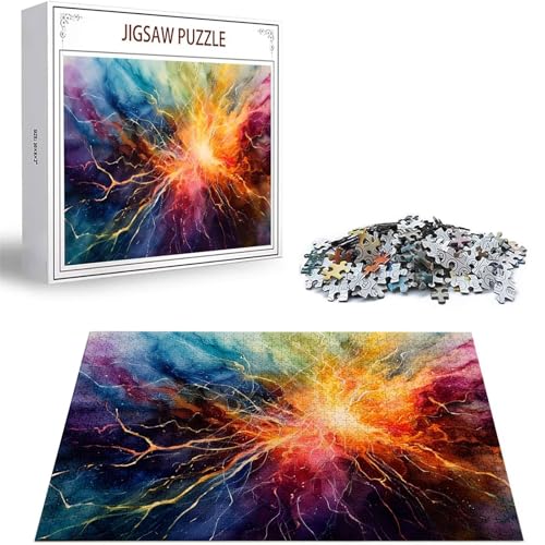 Puzzle Abstrakt Puzzle 5000 Teile, Holzpuzzle Erwachsene, Mehrfarbig Holzpuzzle, Klassische Puzzles Farbe Wooden Jigsaw für Erwachsene Und Kinder 14 Jahren, Geschenke Home Wand Dekor 156x105cm D-44 von Zhlpjecc